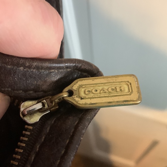 Coach Crossbody Purse Brown Leather EUC - Picture 3 of 3